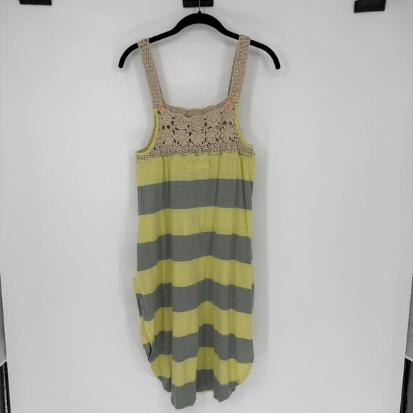 We The Free Free People NWT Luca Striped Croched Tank Dress Size XS Stripe Beach - Picture 3 of 8